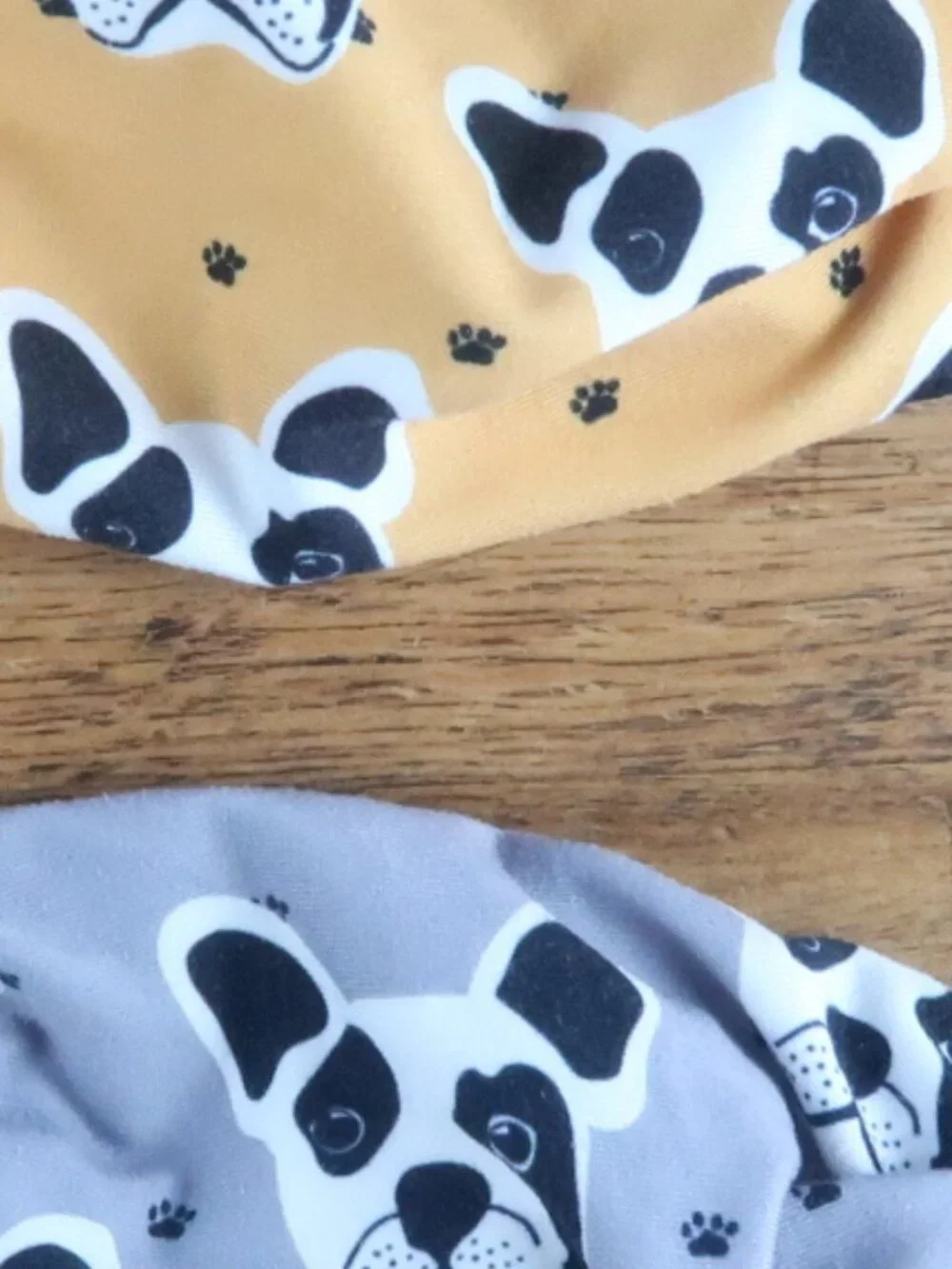 FRENCH BULLDOG MASK BUNDLE ONE GREY ONE YELLOW